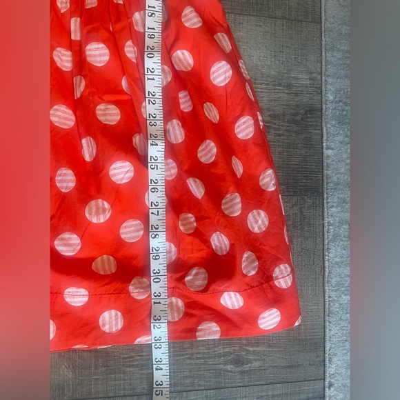 NWT Maeve Anthropologie Mini Dress XS Polka Dot Red - Picture 6 of 11
